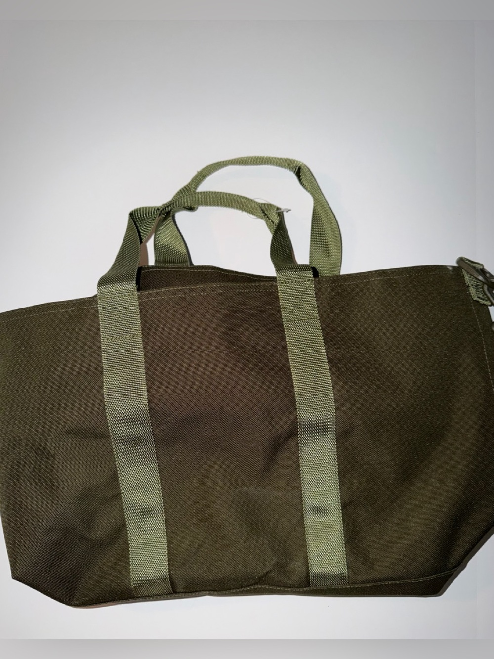NWOT L.L. Bean LARGE Zip Hunter's Tote Bag With Strap - Picture 7 of 12